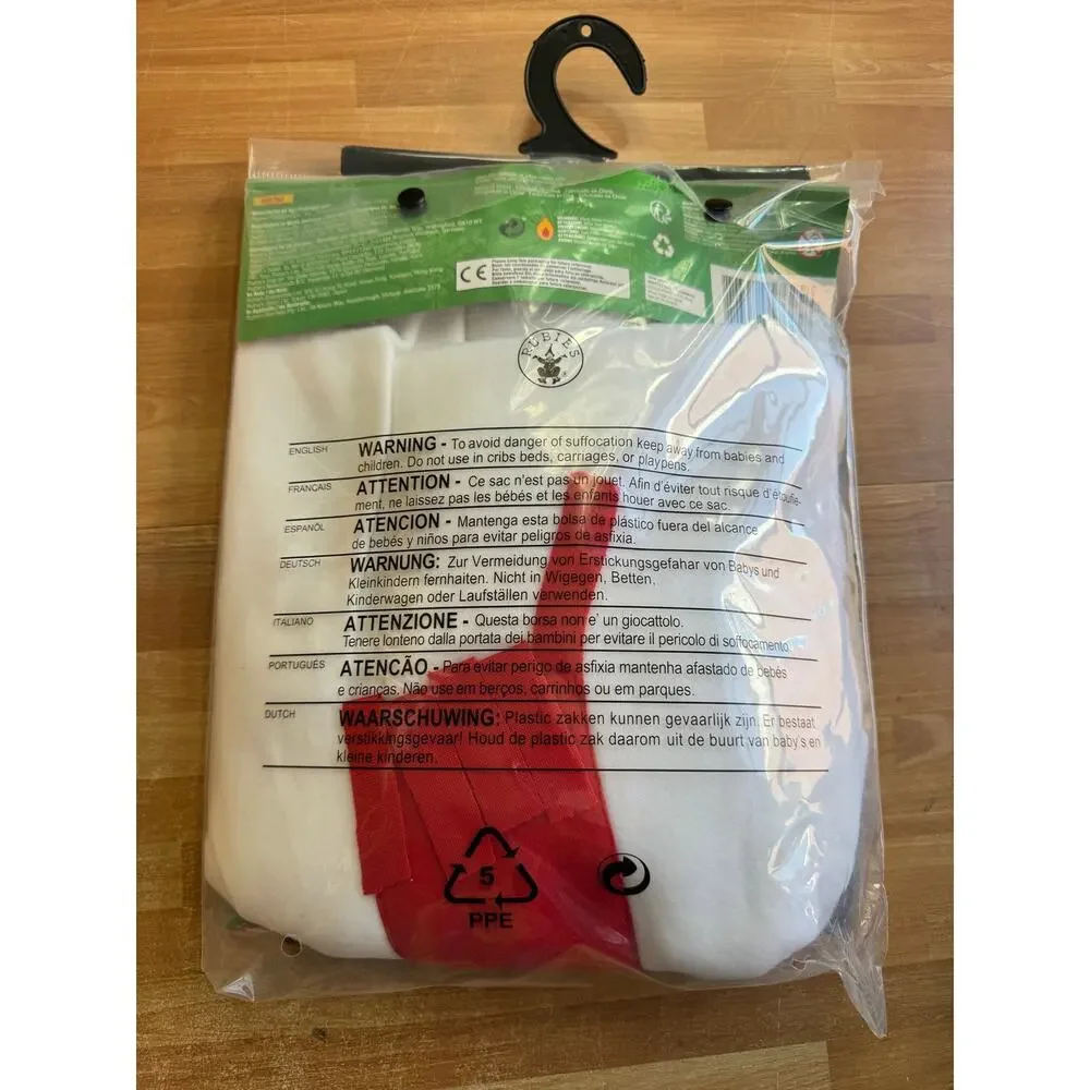 Snowman toddler costume size 4/6, fits 3/4 years by Rubies costumes NWT